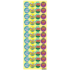 2063 "Super, Terrific, Fantastic, Excellent" Animated Circle Stickers