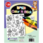 9997 Purim Themed Color N Stick Sticker Sheet and Crayon Set
