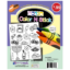 9998 Chanukah Themed Color N Stick Sticker Sheet and Crayon Set