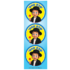 8139 Shabbos Totty Circle Stickers